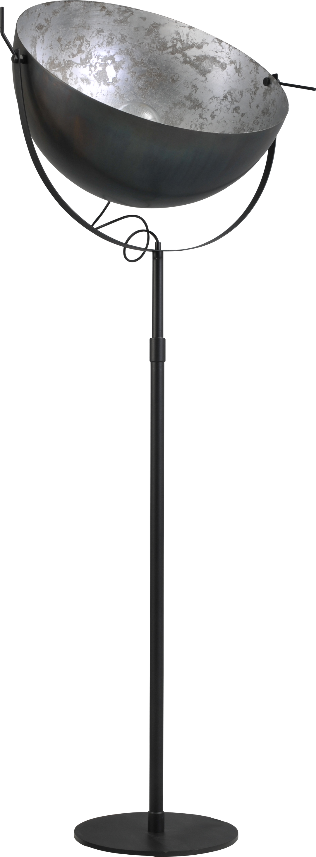 Vloerlamp Larino 70 cm Gunmetal Silverleaf Masterlight 1106-30-37