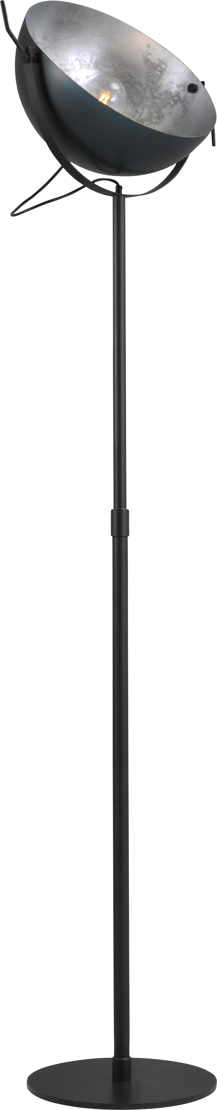 Vloerlamp Larino 50 cm Gunmetal Silverleaf Masterlight 1114-30-37