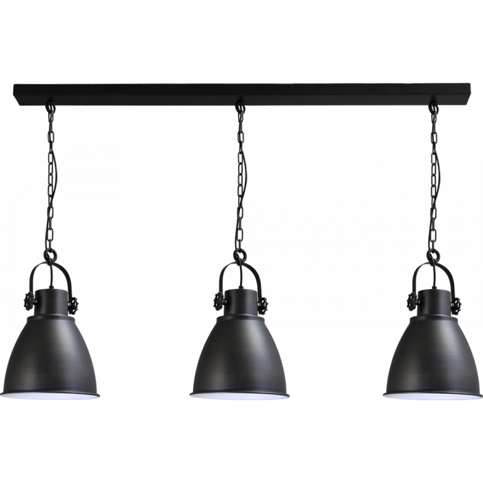 Hanglamp Industria Gunmetal White Masterlight 2007-30-06-B-K-130-3