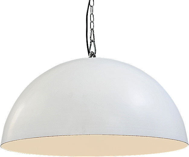 Hanglamp Industrieel Larino white/white 80cm met ketting