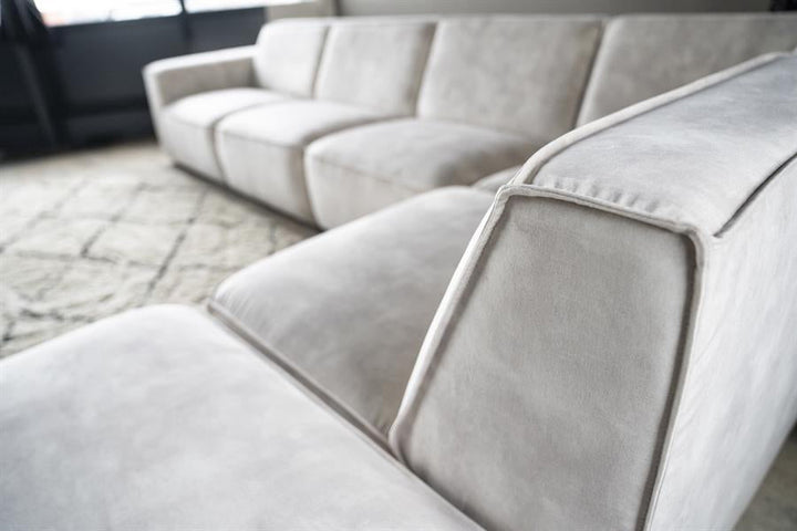 sevn hoekbank grijs achter