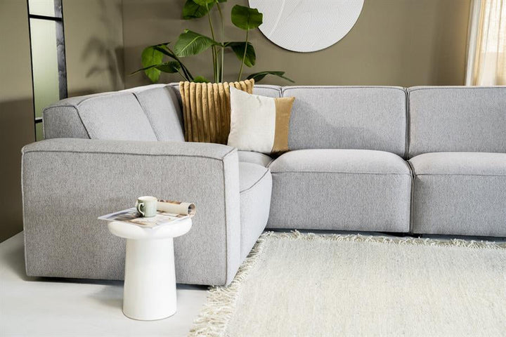 sevn hoekbank grijs zijaanzicht