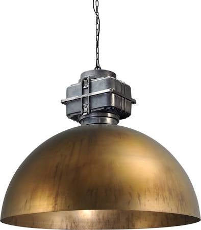 Hanglamp Industrieel Antik Brass 80 cm BOX