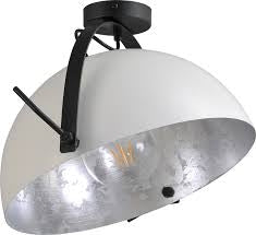 Plafondlamp Larino White Silverleaf 40 cm Masterlight 5198-06-37-B