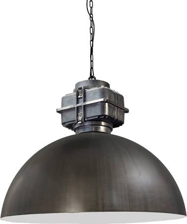 Hanglamp Industrieel Gunmetal White 80 cm BOX