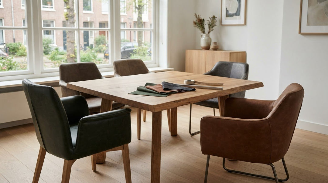 Leren kuipstoelen kiezen: vind de juiste vorm, bekleding en kleur