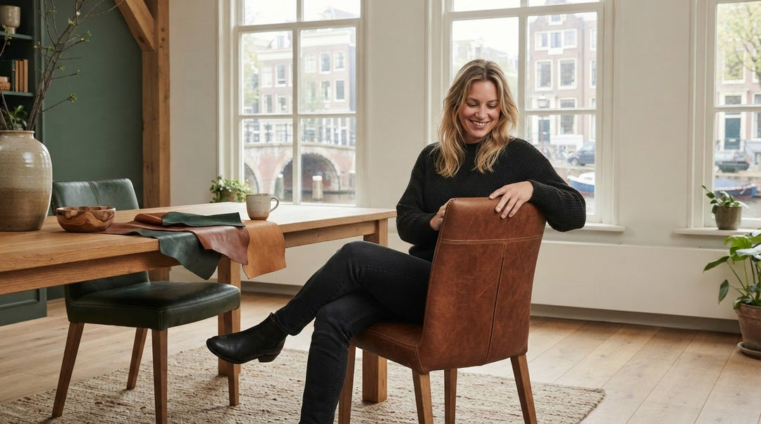 Leren stoelen kiezen voor comfort en gebruik thuis