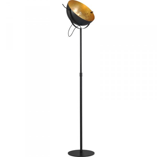 Vloerlamp Larino  50 cm Hoog 215 cm Zwart Goldleaf Masterlight 1114-30-08