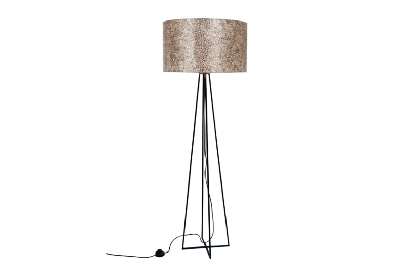 Villa Flor Vloerlamp Wangi Gold Capri M  met kap 55 cm