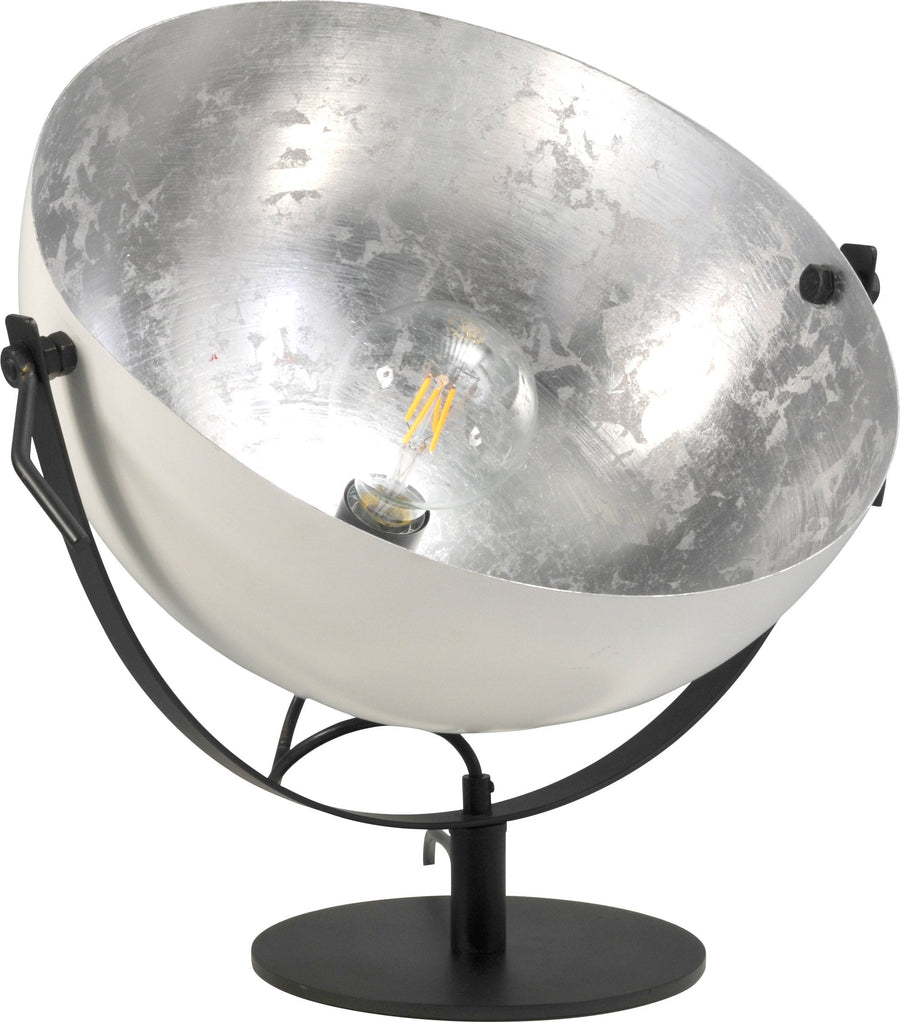 Tafellamp Larino White Silverleaf 40 cm Masterlight 4198-06-37-B