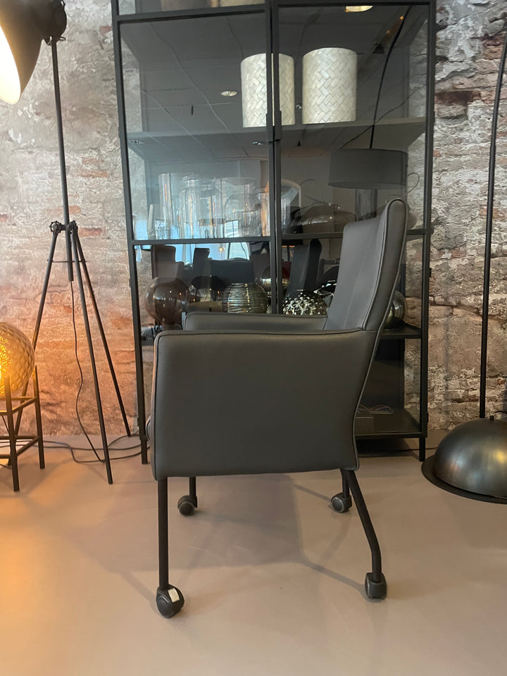 Eetkamerstoel Saar Massif donker blauw set van 6