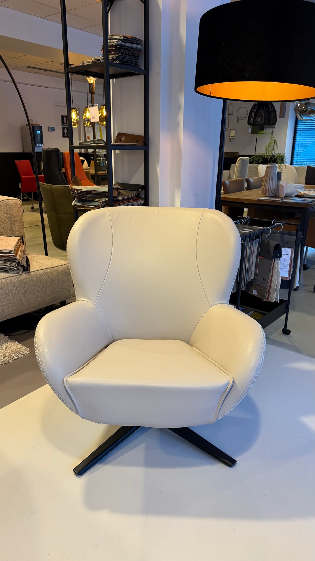 Bree's New World fauteuil Legendary leer stof