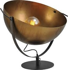 Tafellamp Larino Antik Brass 50 cm Masterlight 4197-10-10-B